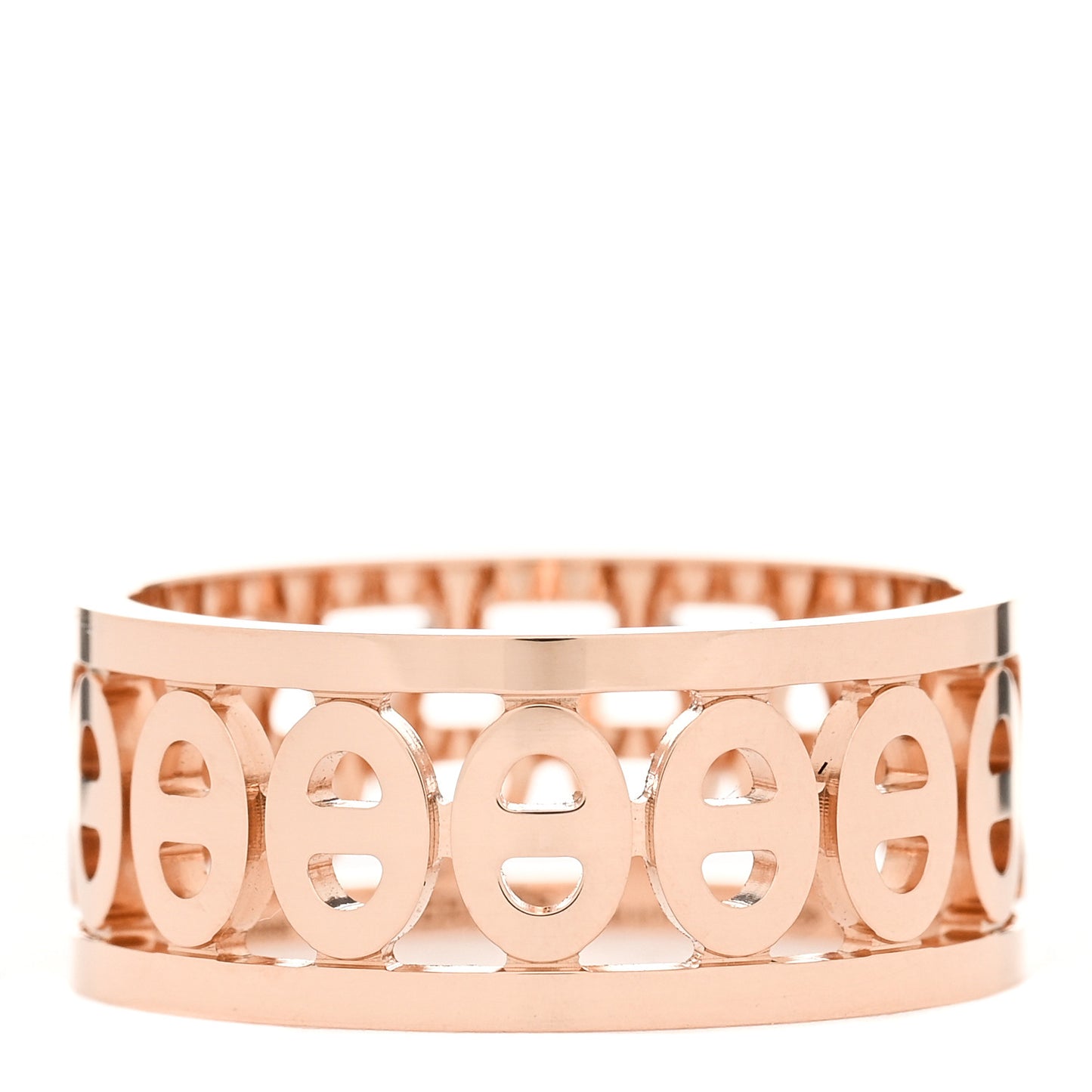 18K Rose Gold PM Chaine d'Ancre Divine Ring 53 6.25