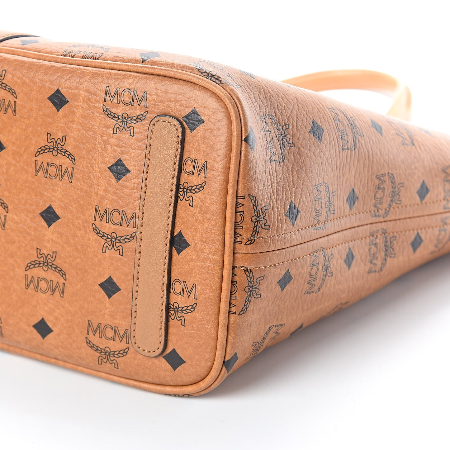 Visetos Medium Liz Reversible Shopper Tote Cognac