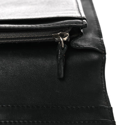 Chanel Patent Camellia Yen Wallet Black 11 of 13
