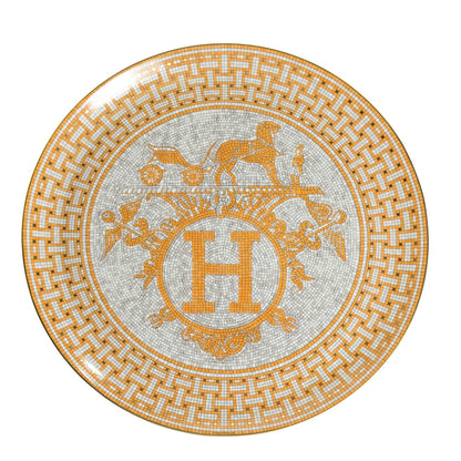 Hermes Porcelain Mosaique au 24 Tart Platter 1 of 4
