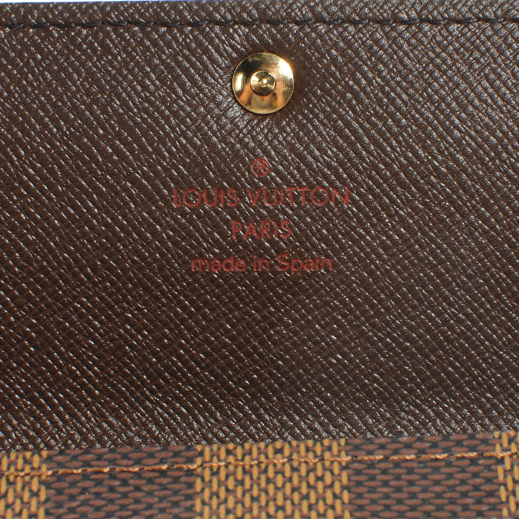 Louis Vuitton Damier Ebene Sarah Wallet 7 of 8