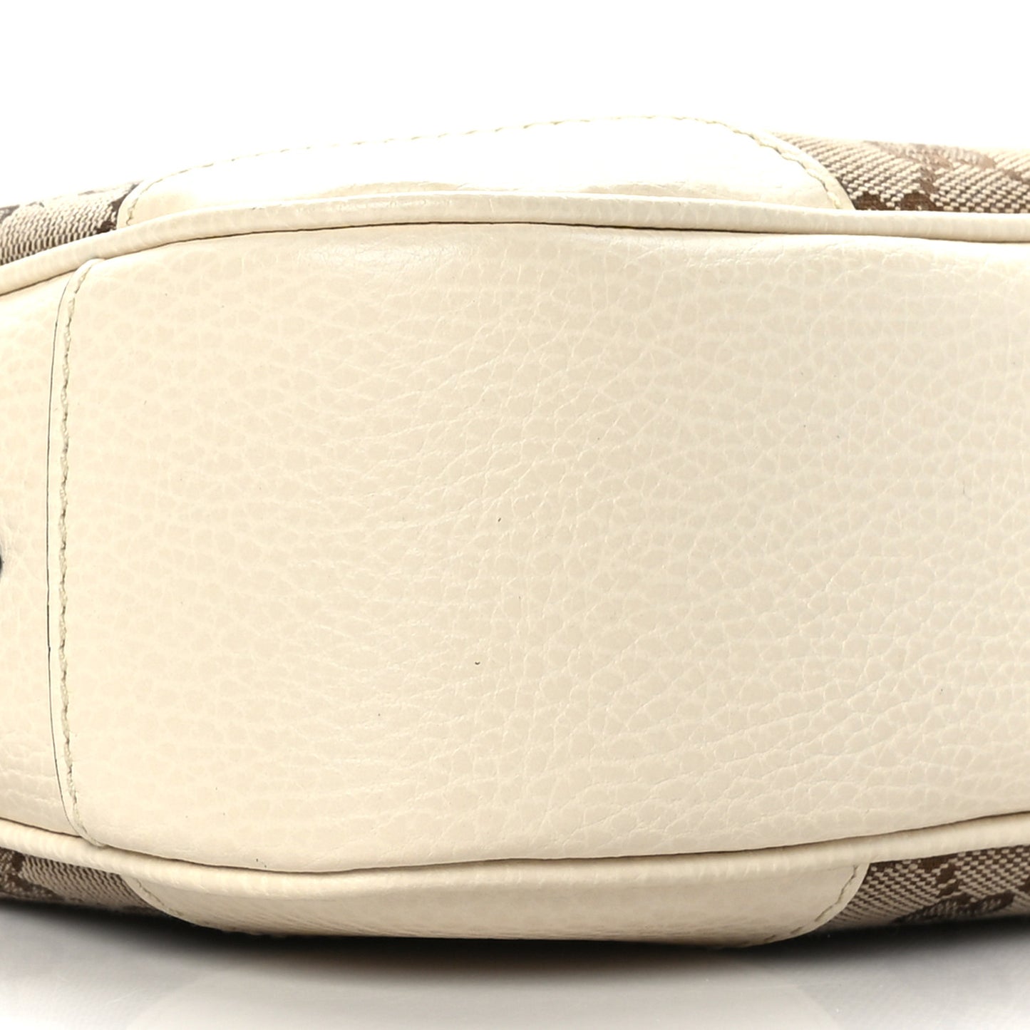 Monogram Dollar Calfskin Mini Bree Messenger Bag Beige Ebony Avoire