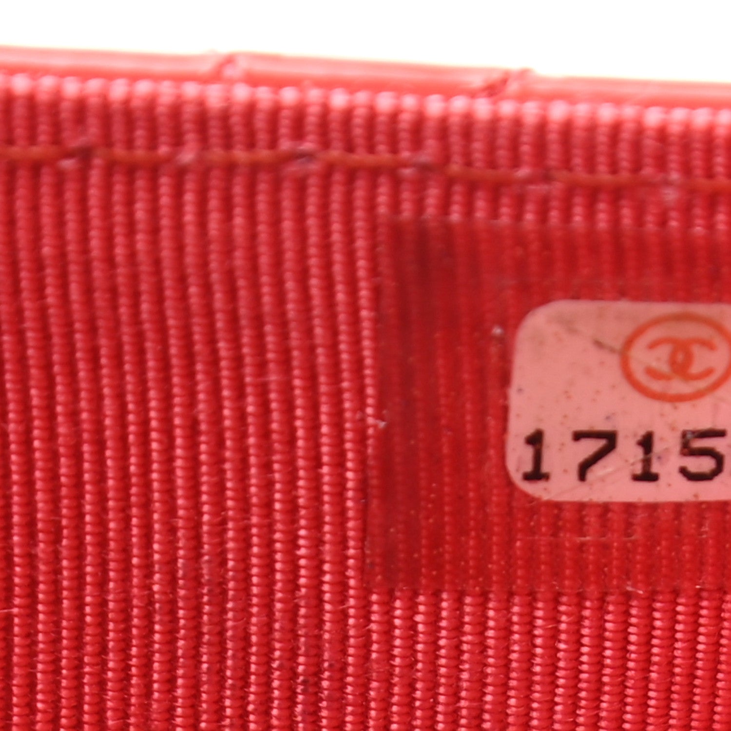 Chanel Patent Quilted Card Holder Wallet Coral 8 of 10