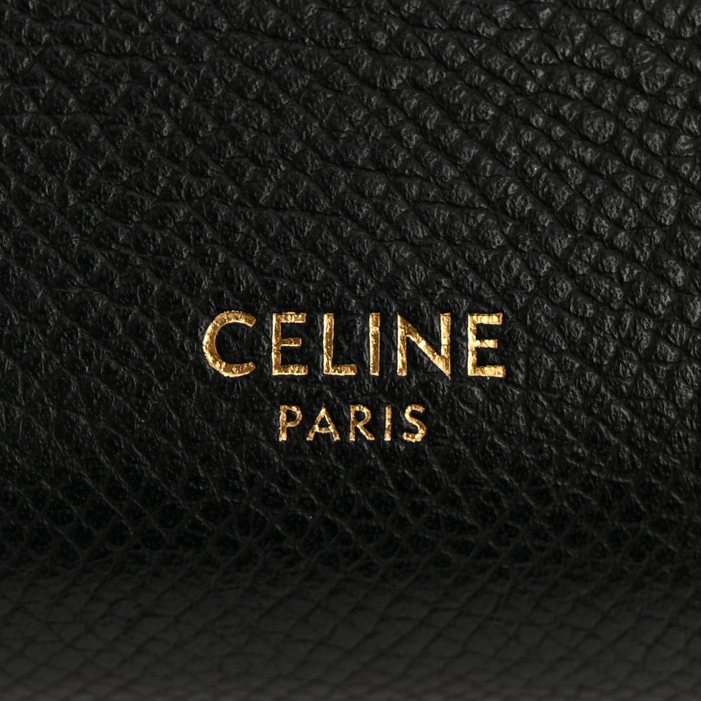 Grained Calfskin Nano Belt Bag Black