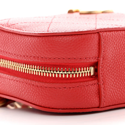 Chanel Caviar Quilted Waist Bag Red 9 of 10
