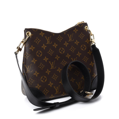 Louis Vuitton Monogram Odeon PM Black 3 of 11