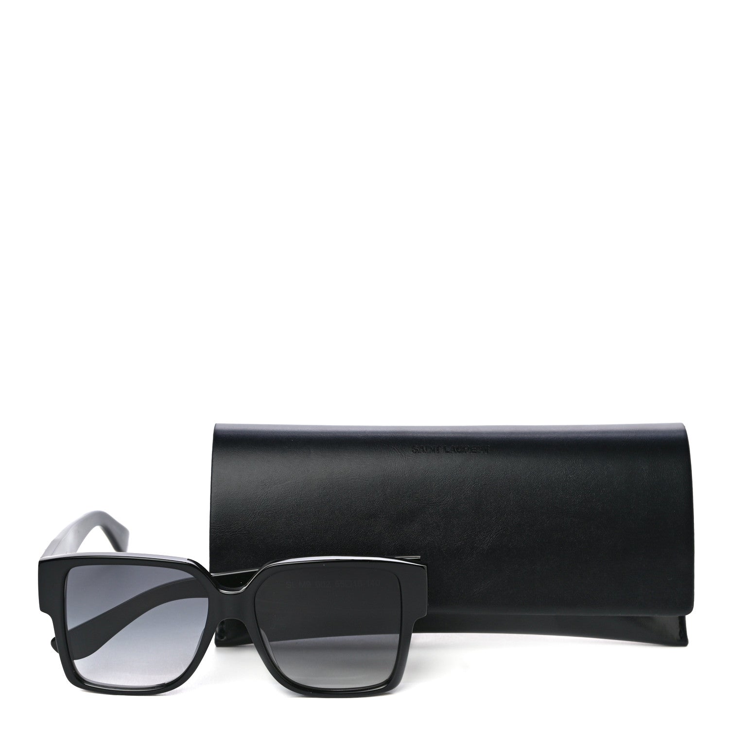 Saint Laurent Square SL M9 Sunglasses Black 7 of 7