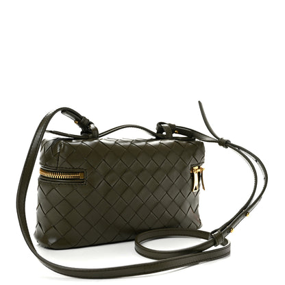 Bottega Veneta Calfskin Intrecciato Bang Bang Vanity Case Cypress 3 of 13
