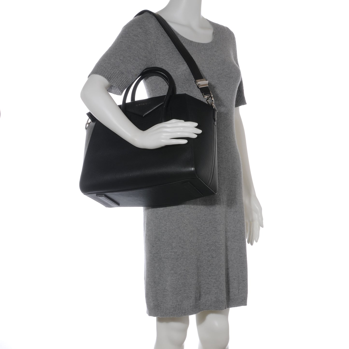 Goatskin Medium Antigona Black