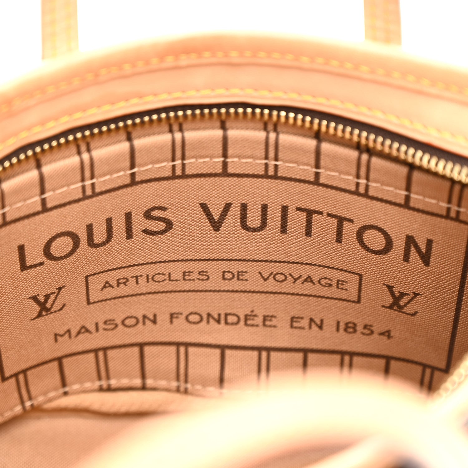 Louis Vuitton Monogram Neverfull BB Beige 10 of 16