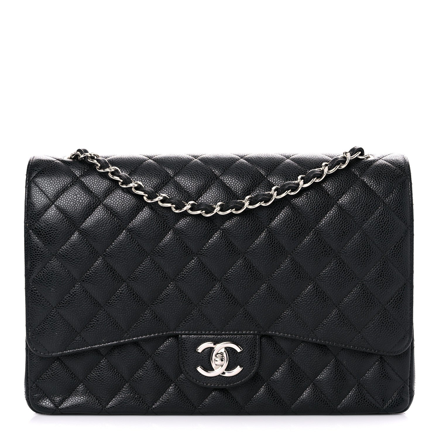 Chanel Caviar Quilted Maxi Double Flap Black 1 of 20