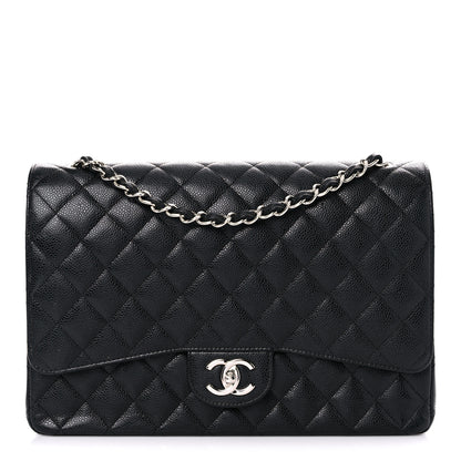 Chanel Caviar Quilted Maxi Double Flap Black 1 of 20