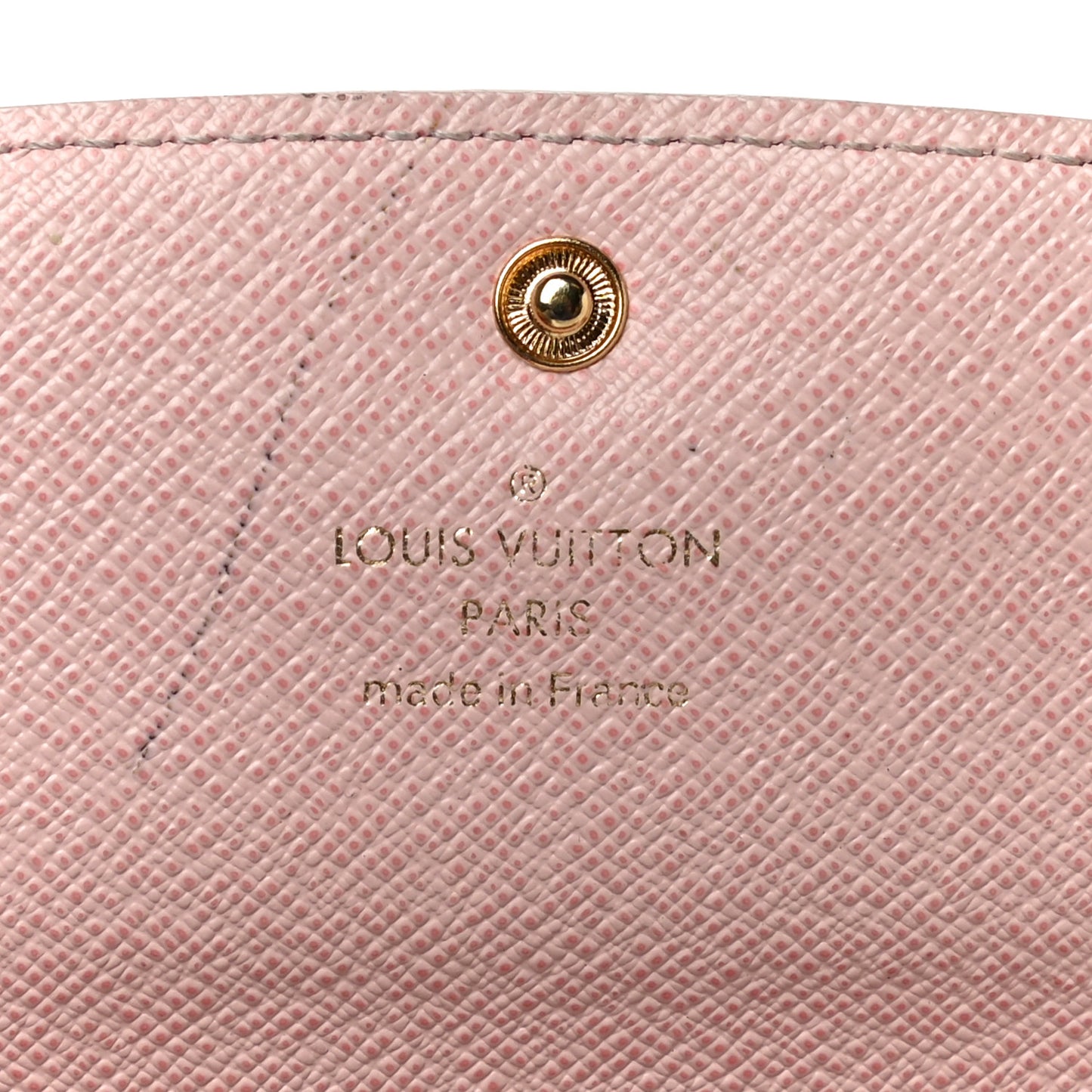 Damier Azur Emilie Wallet Rose Ballerine