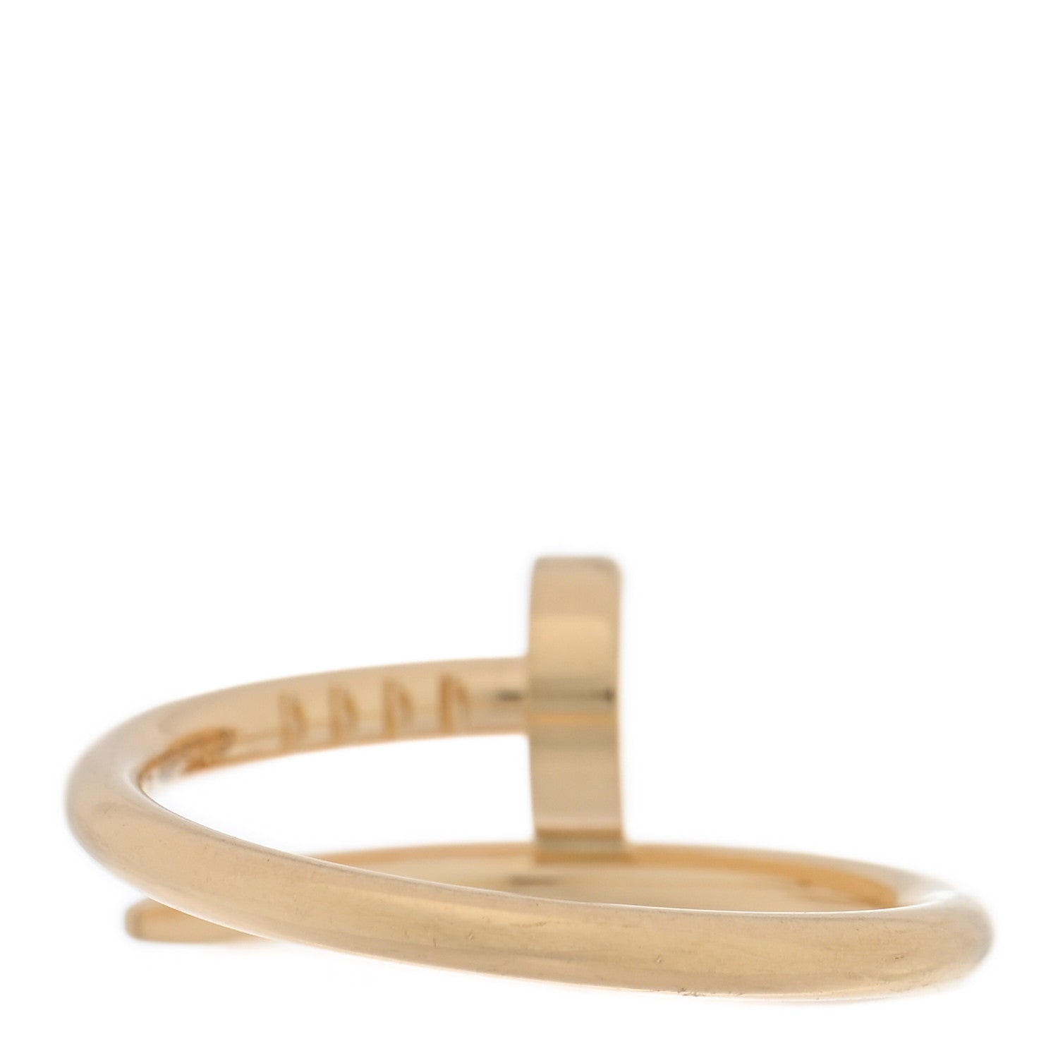 Cartier 18K Yellow Gold Small Juste Un Clou Ring 46 3.75 3 of 4