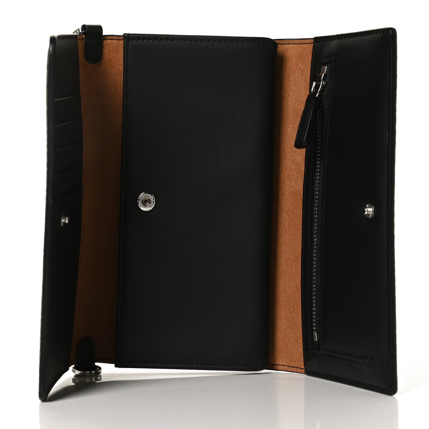 Visetos Chain Wallet Crossbody Black
