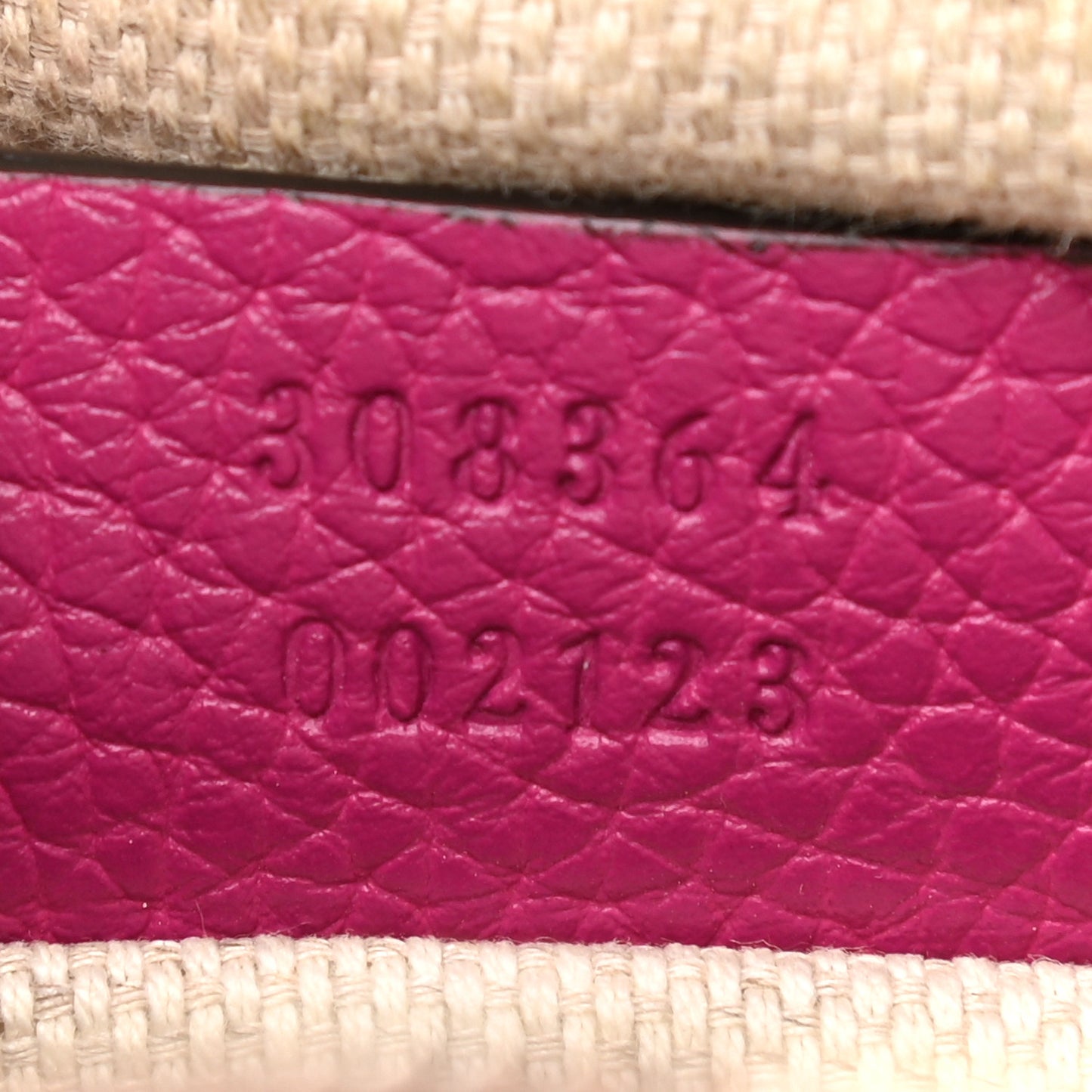 Cellarius Calfskin Small Soho Disco Bag Bright Bouganville
