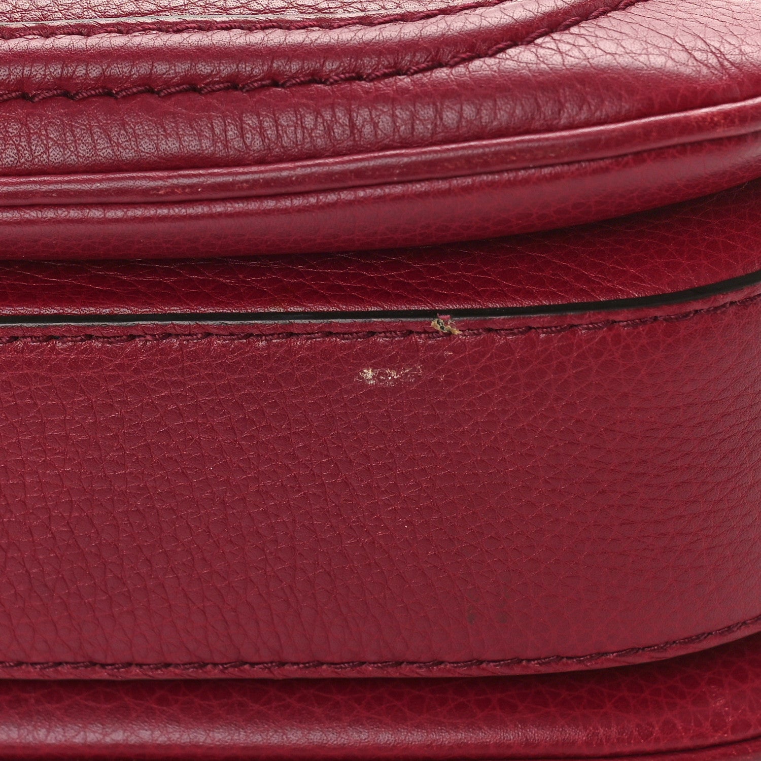 Gucci Calfskin Small New Bamboo Top Handle Bag Red 10 of 10