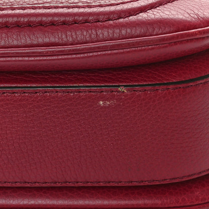 Gucci Calfskin Small New Bamboo Top Handle Bag Red 10 of 10