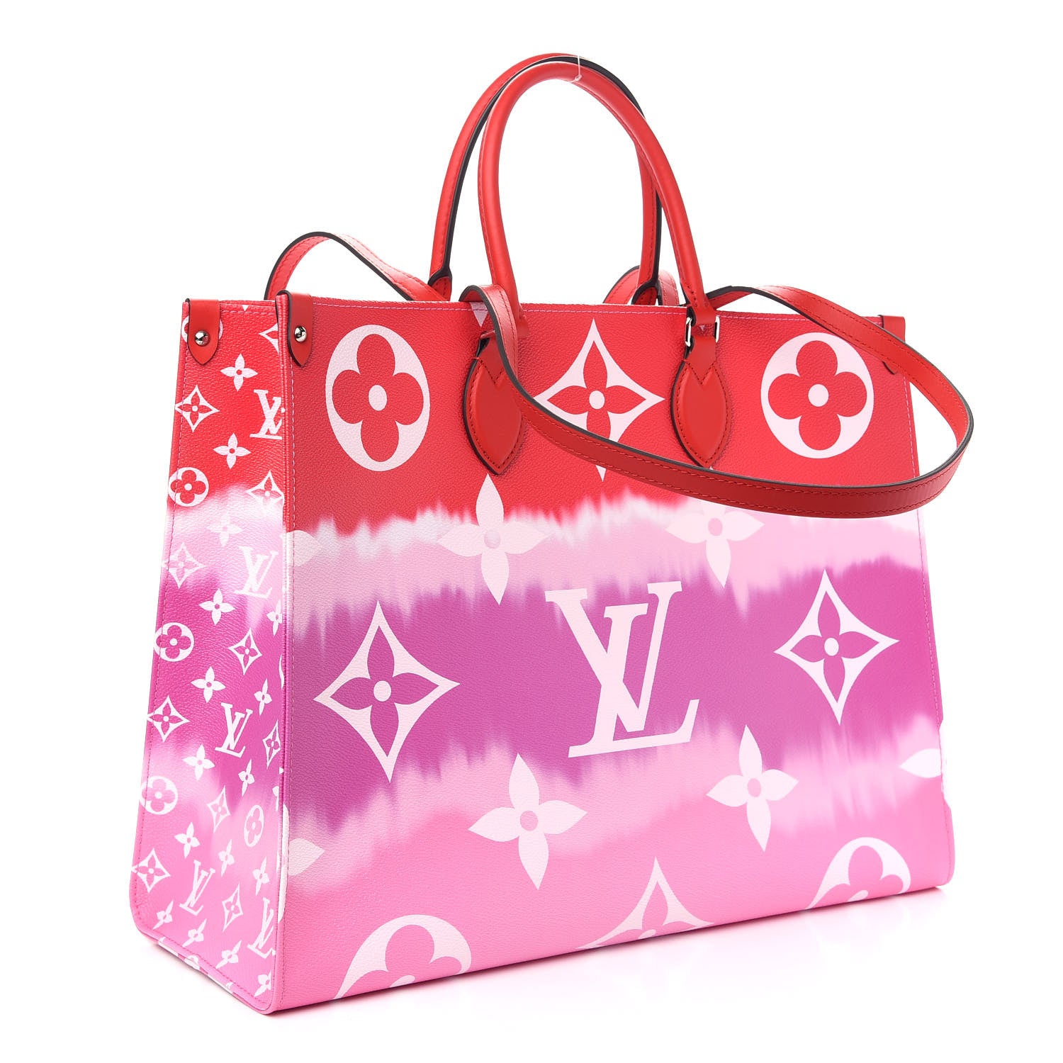 Louis Vuitton Monogram Escale Onthego GM Rouge 3 of 8