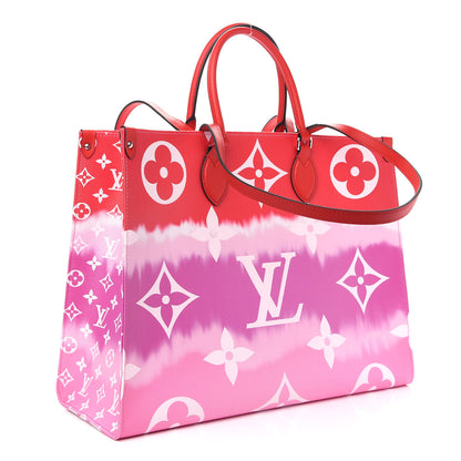 Louis Vuitton Monogram Escale Onthego GM Rouge 3 of 8