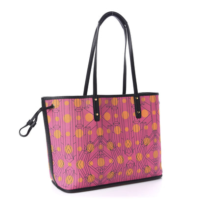 MCM Visetos Medium Liz Reversible Shopper Tote Pink 10 of 15