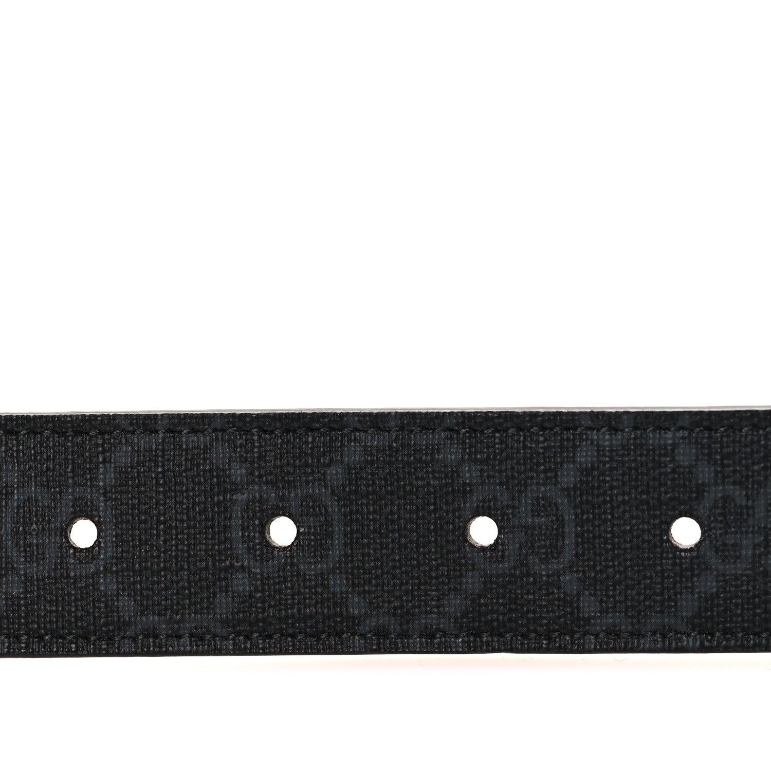 Gucci GG Supreme Enamel Double G 30mm Belt 80 32 Black New Cherry Red 5 of 6