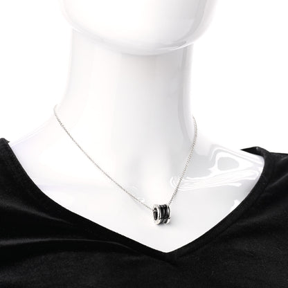 Bulgari Sterling Silver Ceramic Save The Children Pendant Necklace 2 of 6