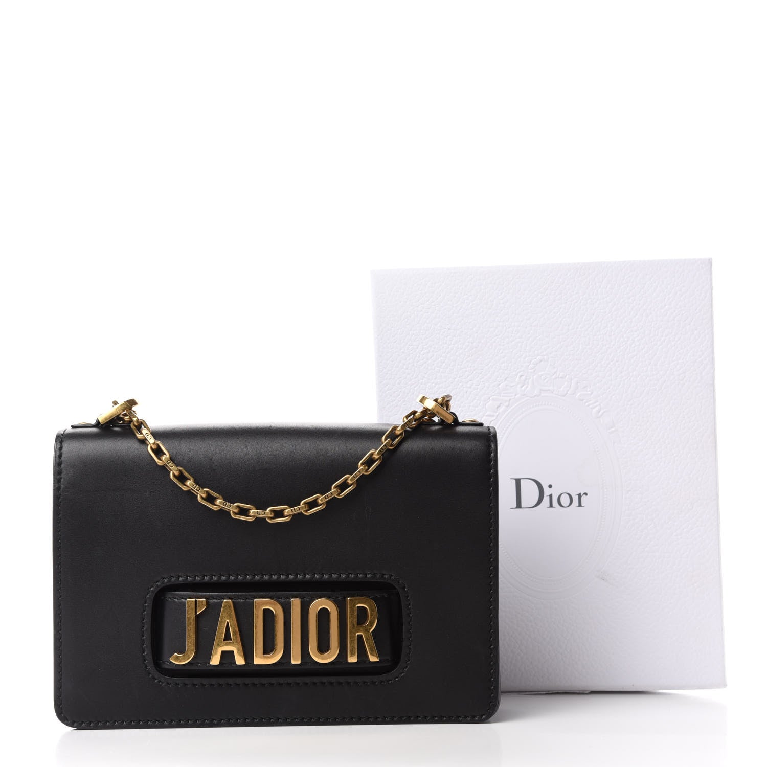 Christian Dior Calfskin J'Adior Chain Flap Bag Black 11 of 11