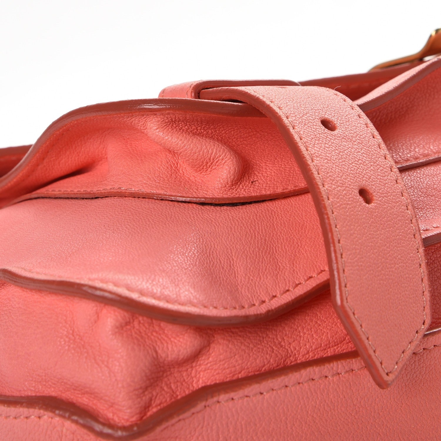 Proenza Schouler Lambskin Medium PS1 Satchel Neon Coral 16 of 19