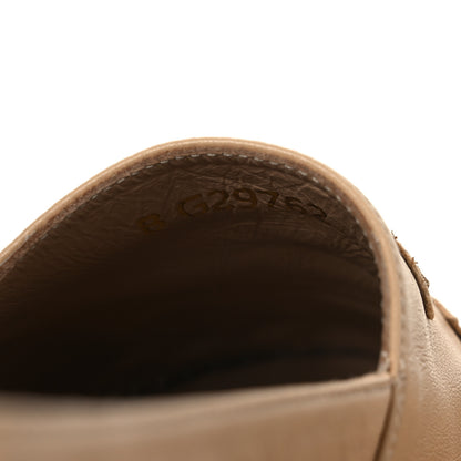 Chanel Lambskin CC Espadrilles 37 Beige Black 10 of 15