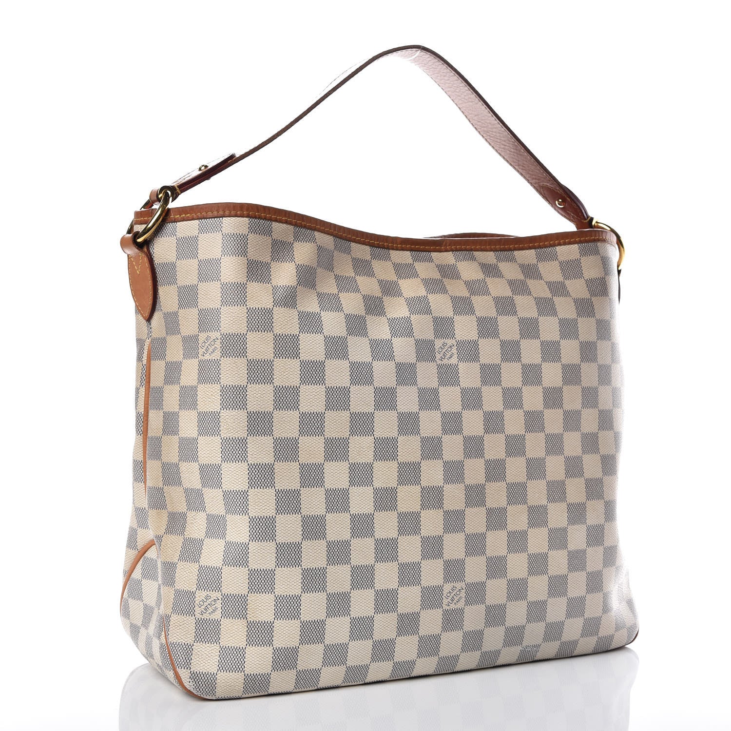 Louis Vuitton Damier Azur Delightful MM Pink 3 of 19