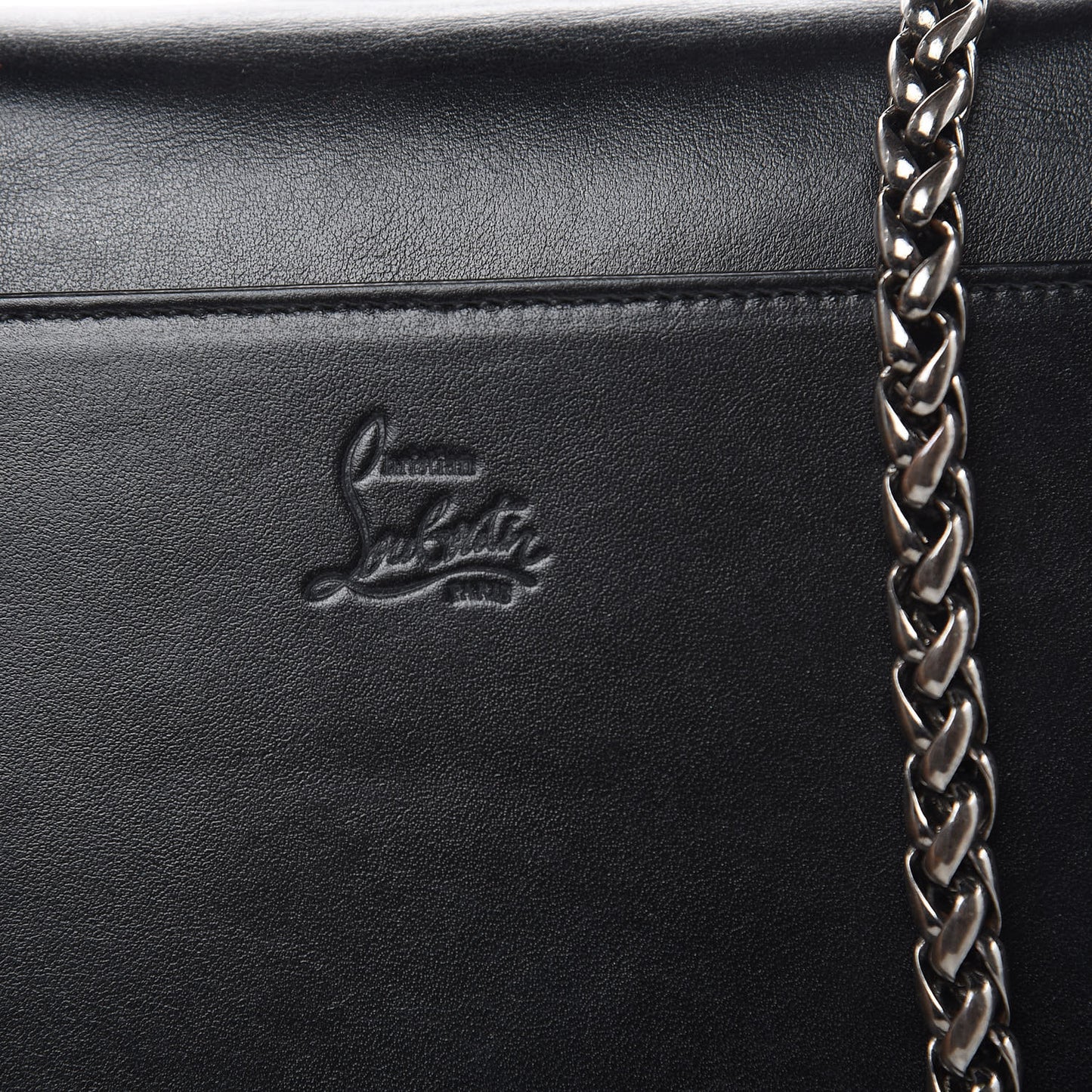 Calfskin Small Sweety Charity NV Shoulder Bag Black