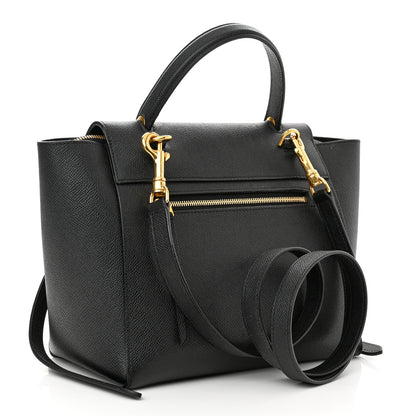 Celine Grained Calfskin Micro Belt Bag Black 3 of 11