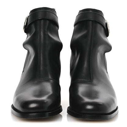 Gucci Calfskin Jakarta Buckle Boots 8 Black 3 of 11
