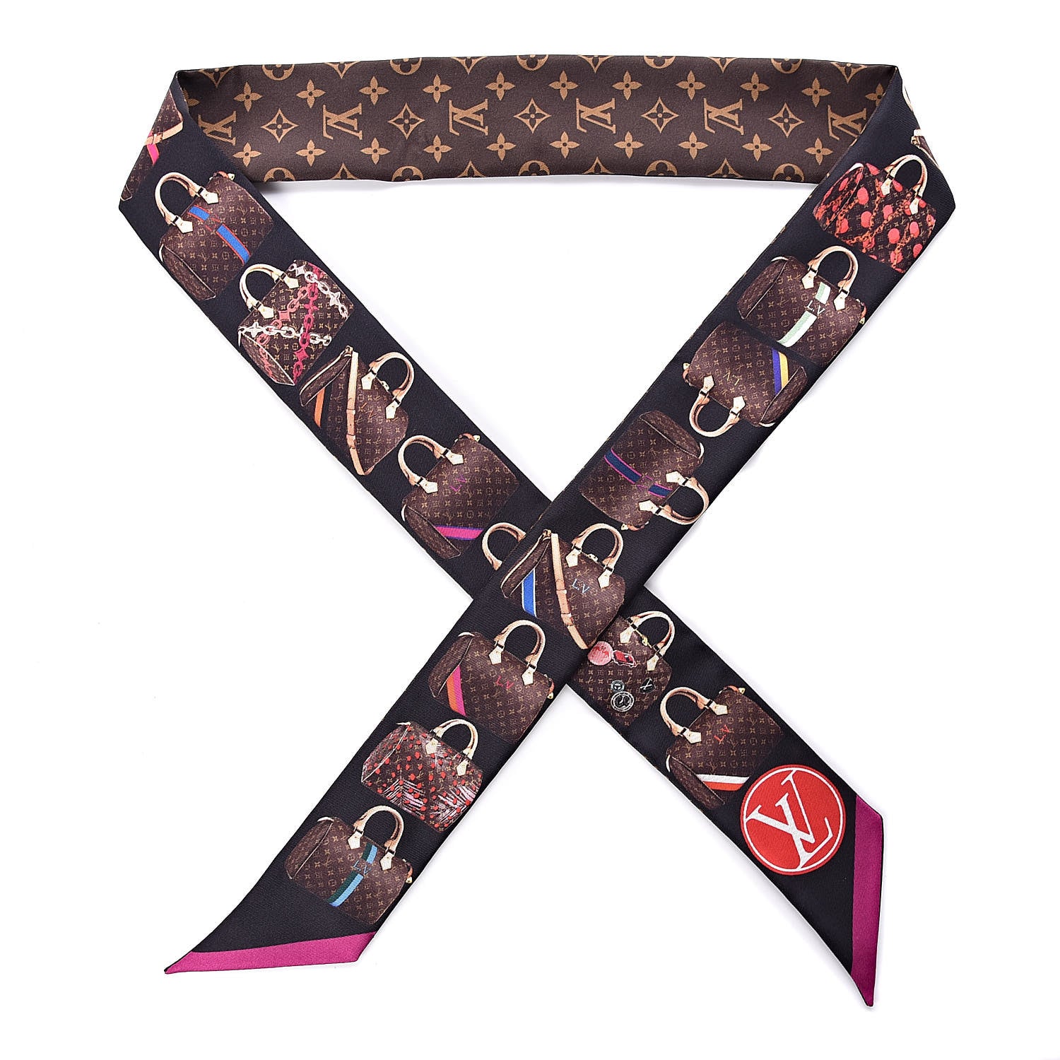 Louis Vuitton Silk Monogram Tribute to Speedy BB Bandeau 1 of 4