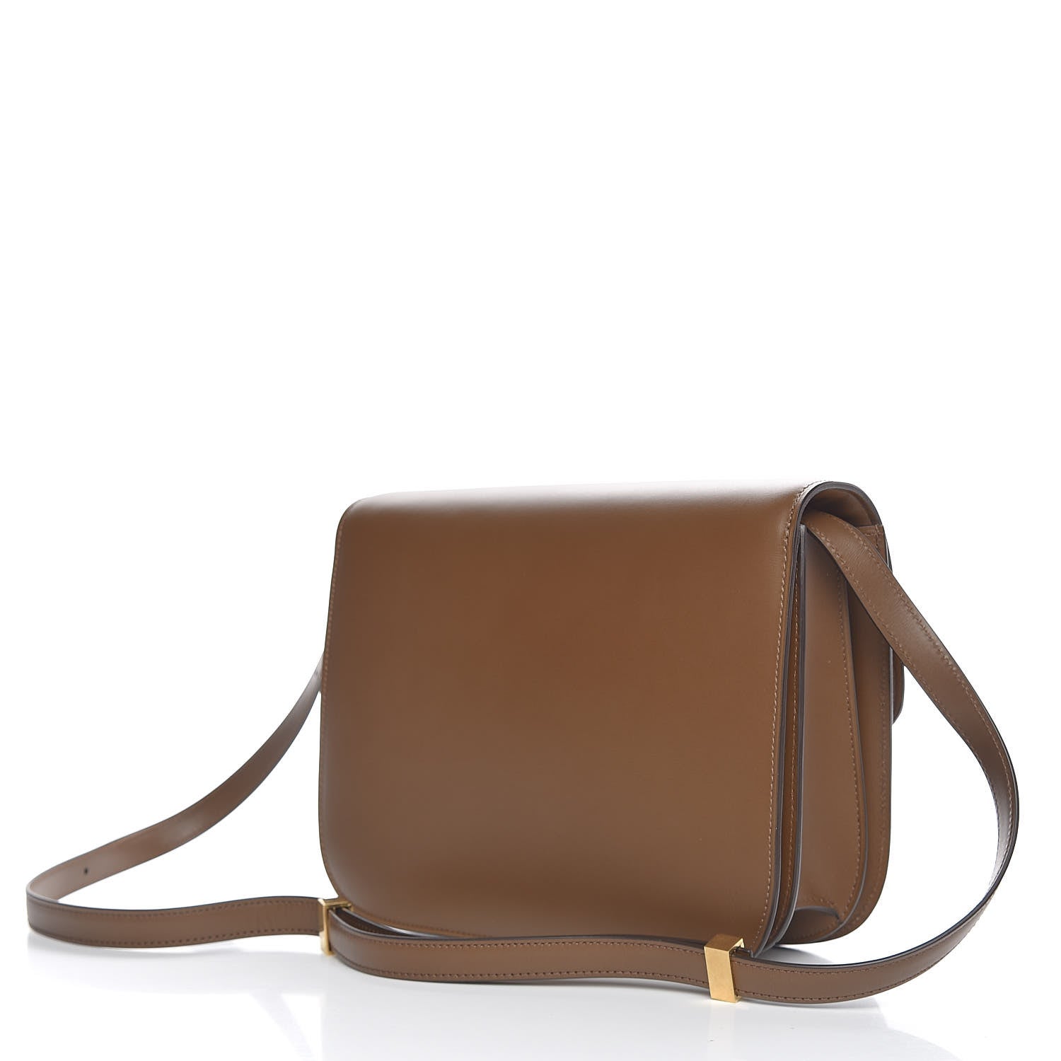 Celine Box Calfskin Medium Classic Box Flap Bag Camel 5 of 17