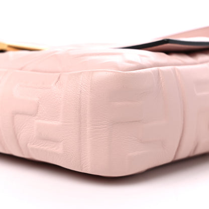 Fendi Nappa FF 1974 Embossed Baguette Rosa Quarzo 8 of 8