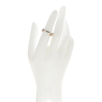Chanel 18K White Beige Gold Diamond Coco Crush Toi et Moi Ring 52 6 2 of 5