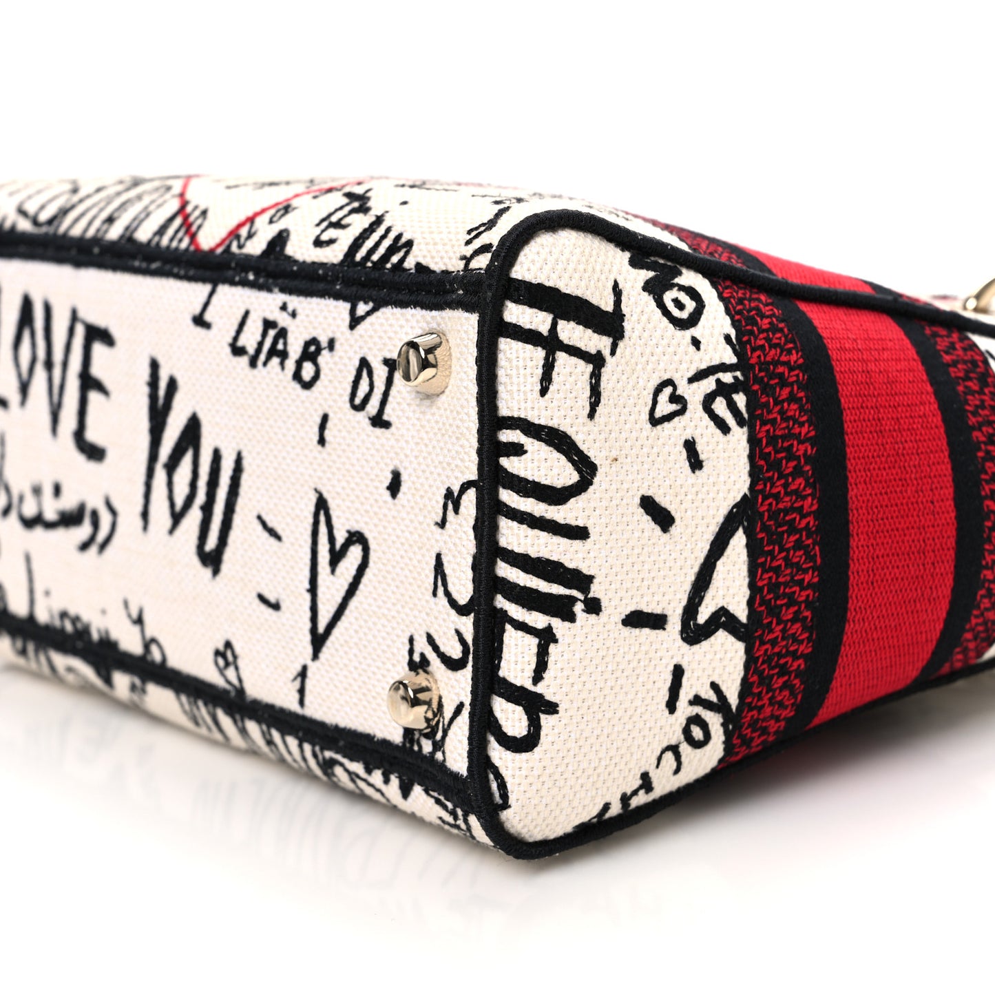 Canvas Medium DiorAmour Graffiti Lady D-Lite Latte