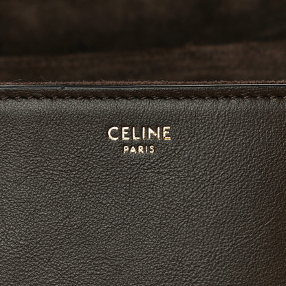 Celine Smooth Calfskin Medium Soft 16 Bag Dark Oak 5 of 11