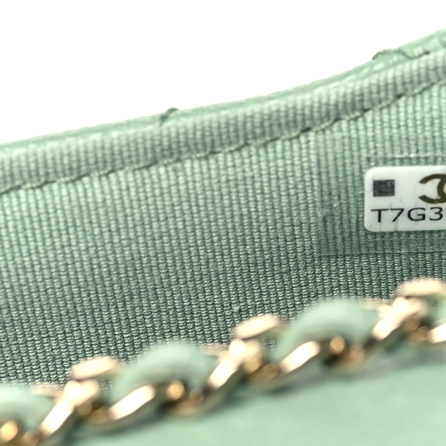 Chanel Caviar Quilted Mini Chain Belt Bag Light Green 8 of 10