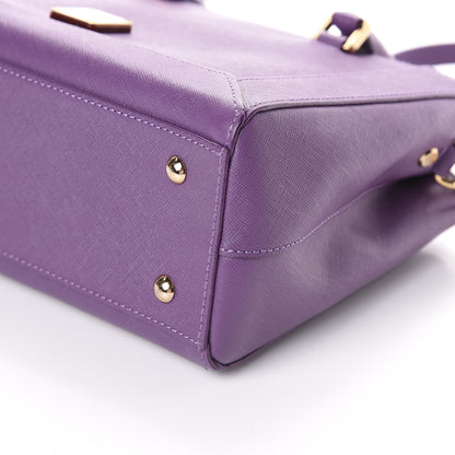 MCM Saffiano Nuovo Tote Purple 9 of 9