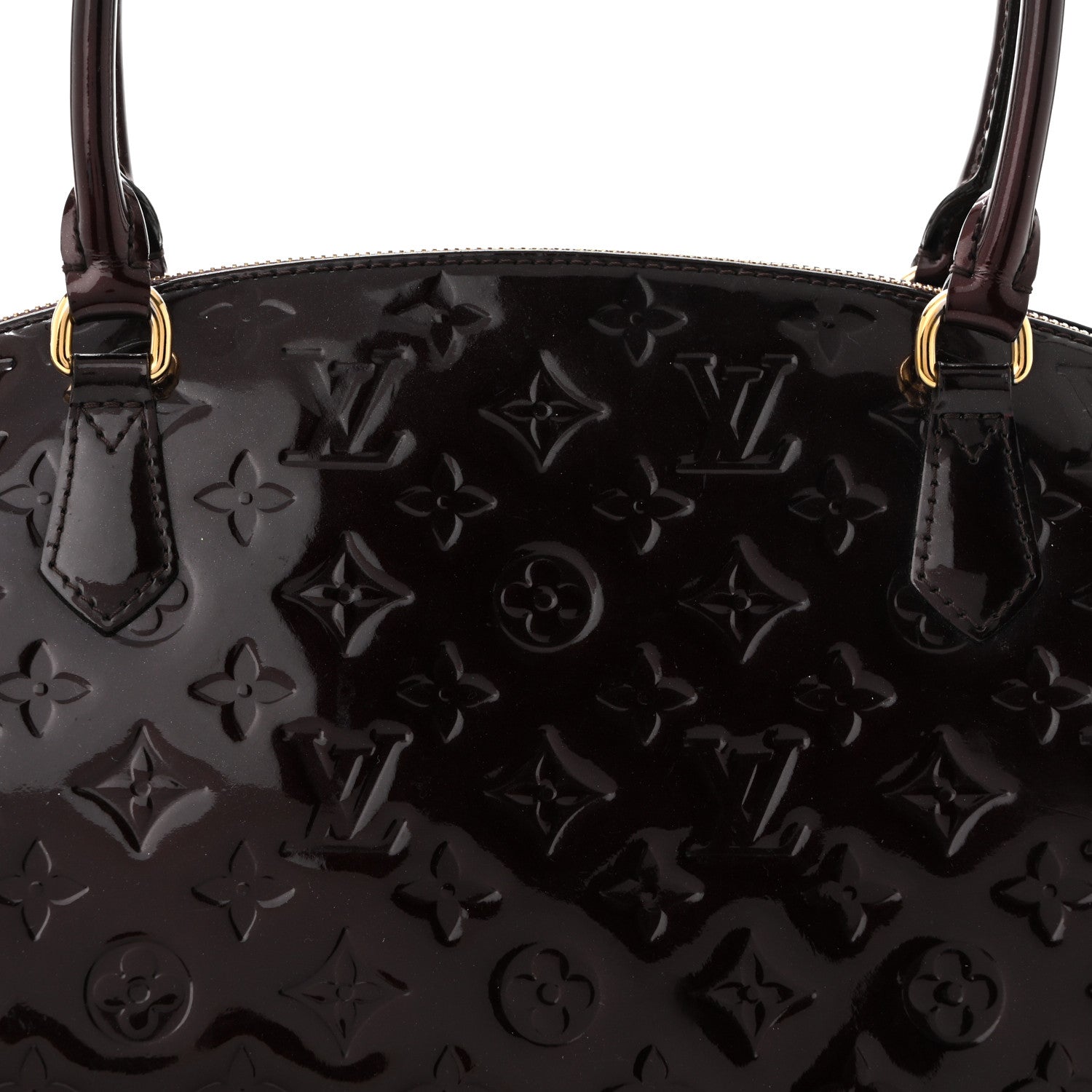 Louis Vuitton Vernis Sherwood GM Amarante 8 of 11