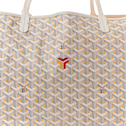 Goyard Goyardine Saint Louis Claire Voie GM White 9 of 11