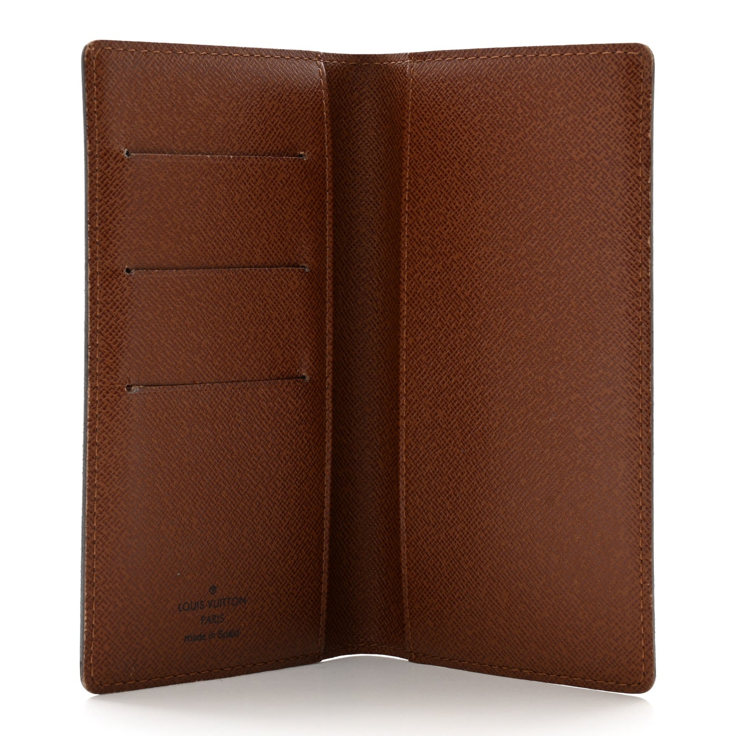 Monogram Checkbook Holder Case Wallet