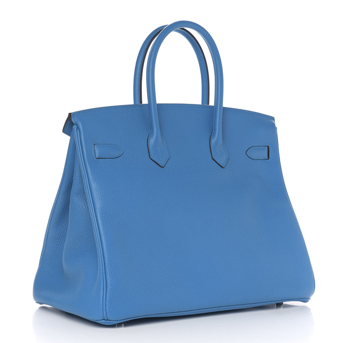 Taurillon Clemence Birkin 35 Bleu Zanzibar