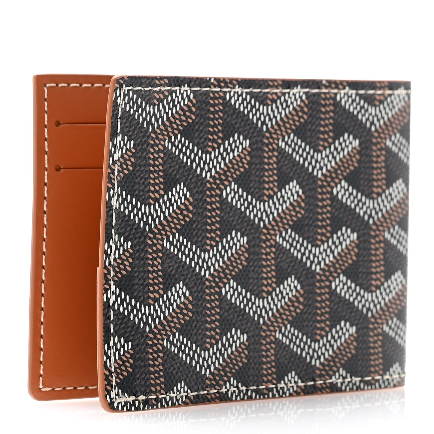 Goyardine Bi-Fold Victoire PM Wallet Black