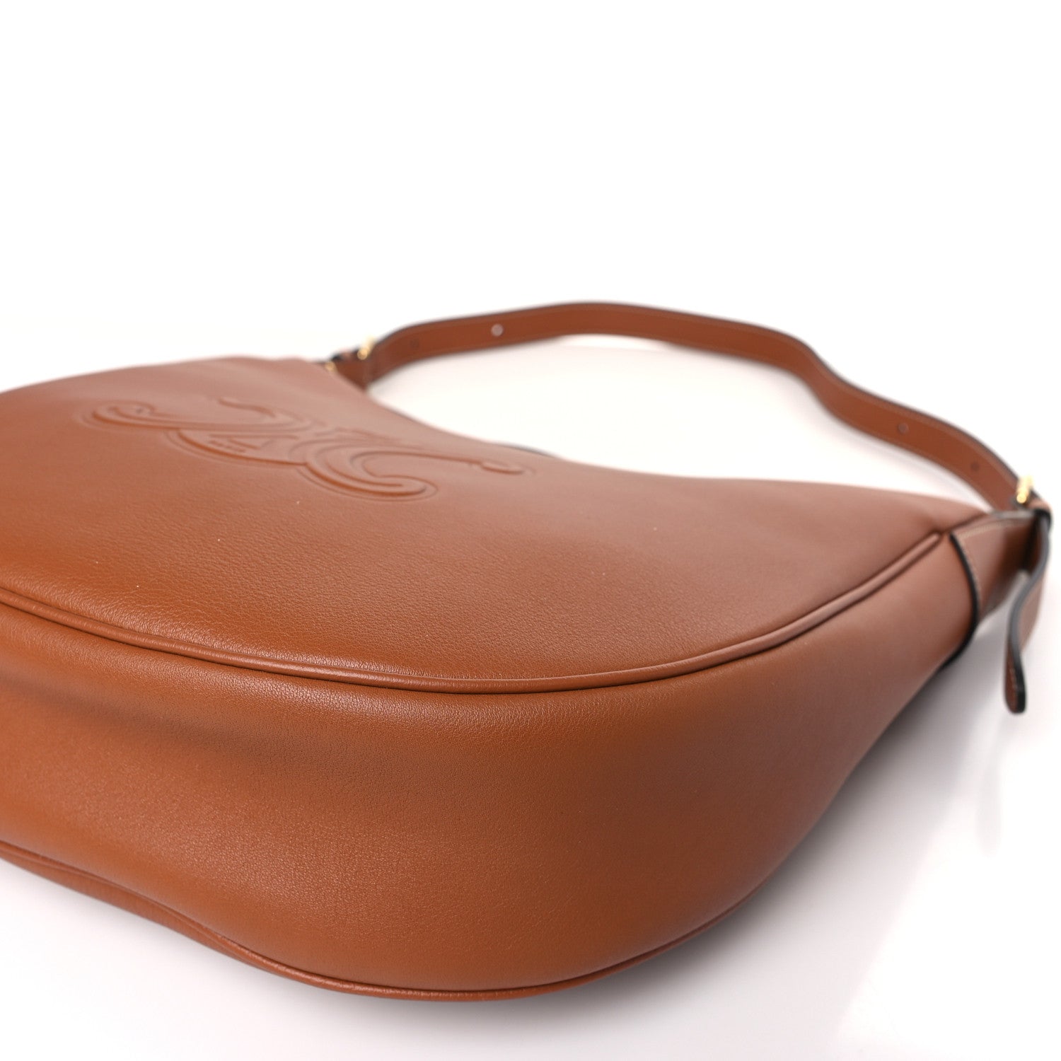 Celine Calfskin Triomphe Heloise Shoulder Bag Tan 8 of 8