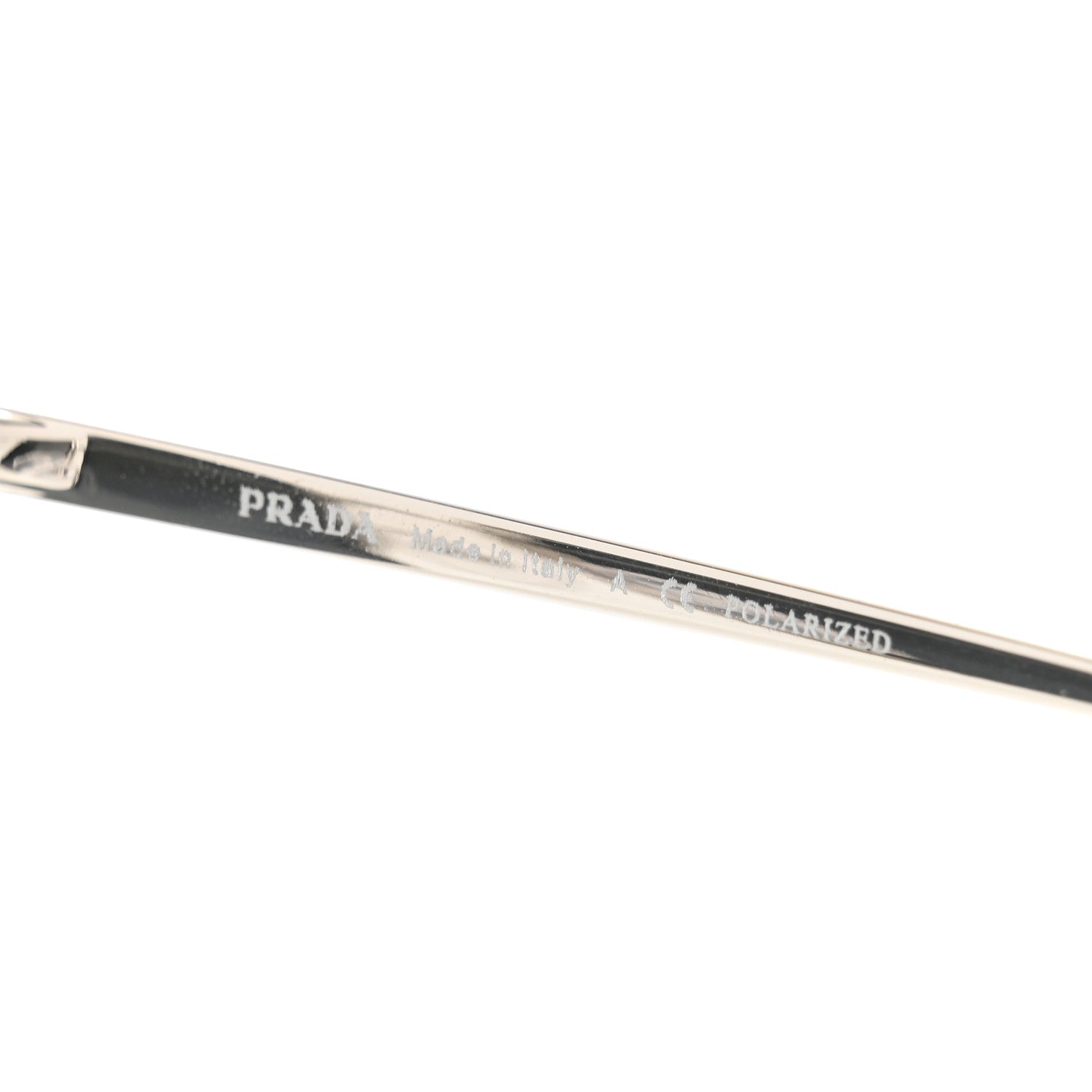 Prada Polarized Sunglasses SPR 58W Black 6 of 6