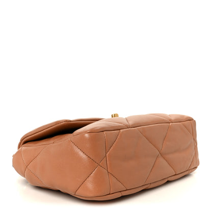 Chanel Lambskin Quilted Medium Chanel 19 Flap Brown 4 of 14